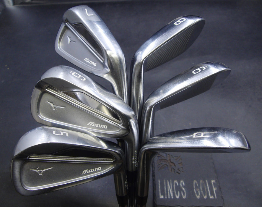 Set of 6 x Mizuno MP-18 MMC Irons 5-PW Tour 120 Stiff Steel Shafts Elite Grips