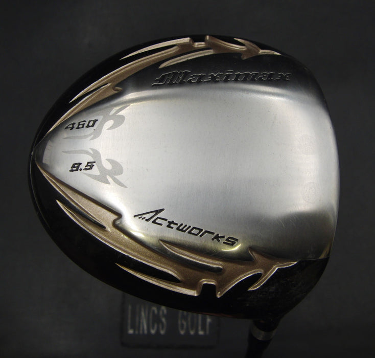 ActWorks Maximax 460 9.5° Driver Stiff Graphite Shaft Works Grip