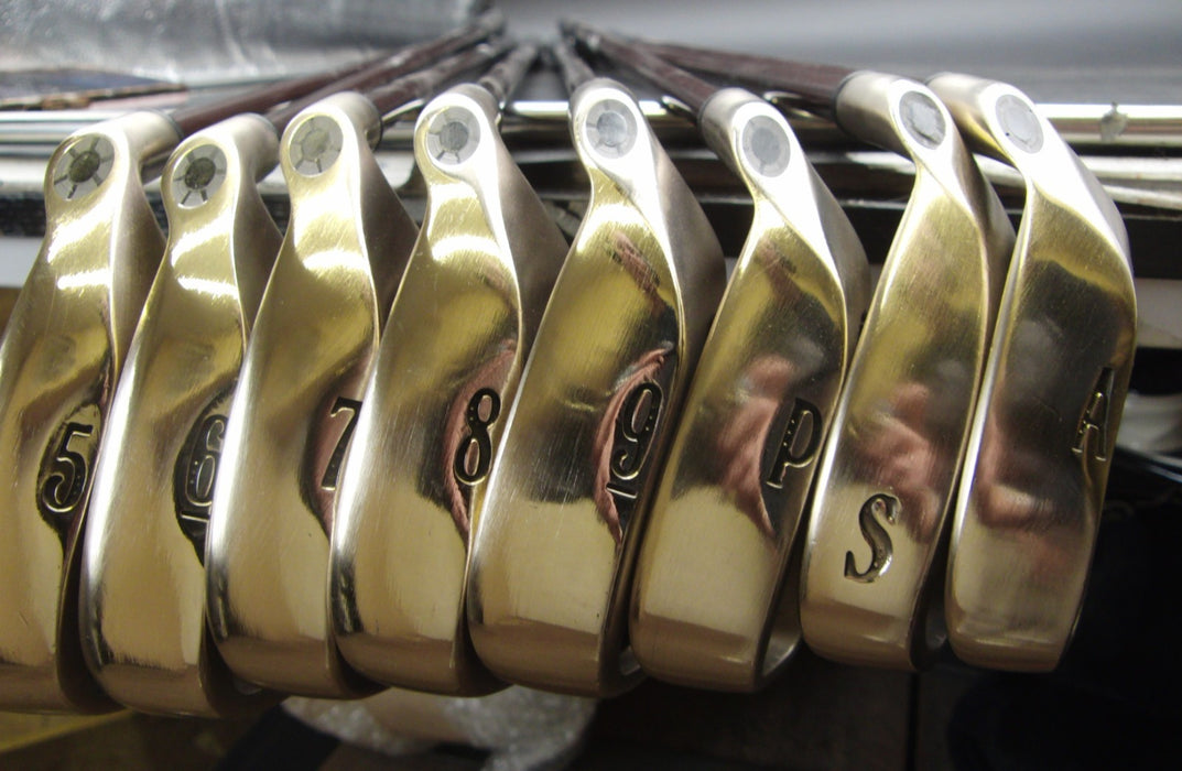 Set of 8x Callaway Big Bertha Gold 5-SW+AW Irons Regular Graphite Shafts