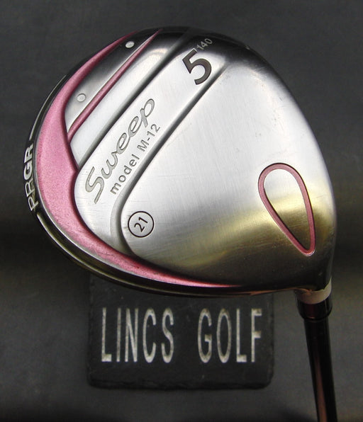 Ladies PRGR Sweep Model M-12 21° 5 Wood Ladies Graphite Shaft Golf Pride Grip