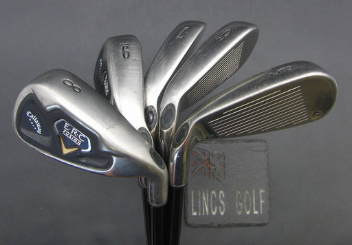 Set of 5x Callaway ERC Fusion 5-9 Irons Regular Graphite Shafts Callaway Grips
