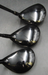 Set of 3 Royal Collection  B.B.D 3 ,4 & 5 Woods Extra Stiff Graphite Shafts