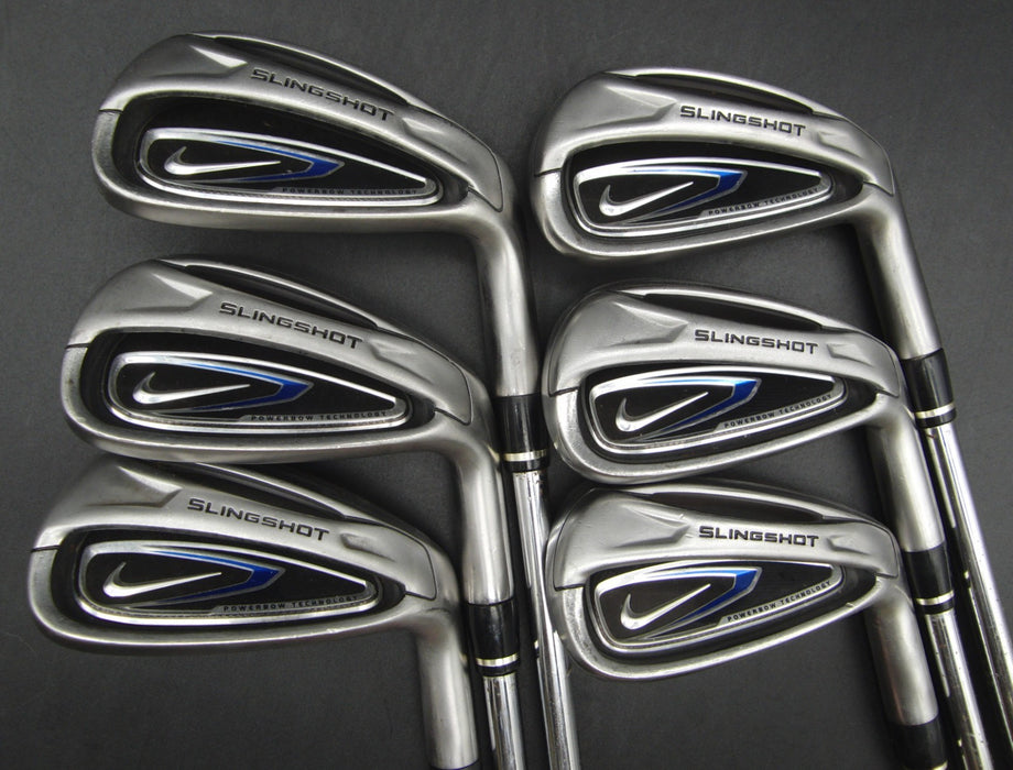 Set of 6x Nike Slingshot Irons 5-PW Uniflex Steel Shafts Nike Grips