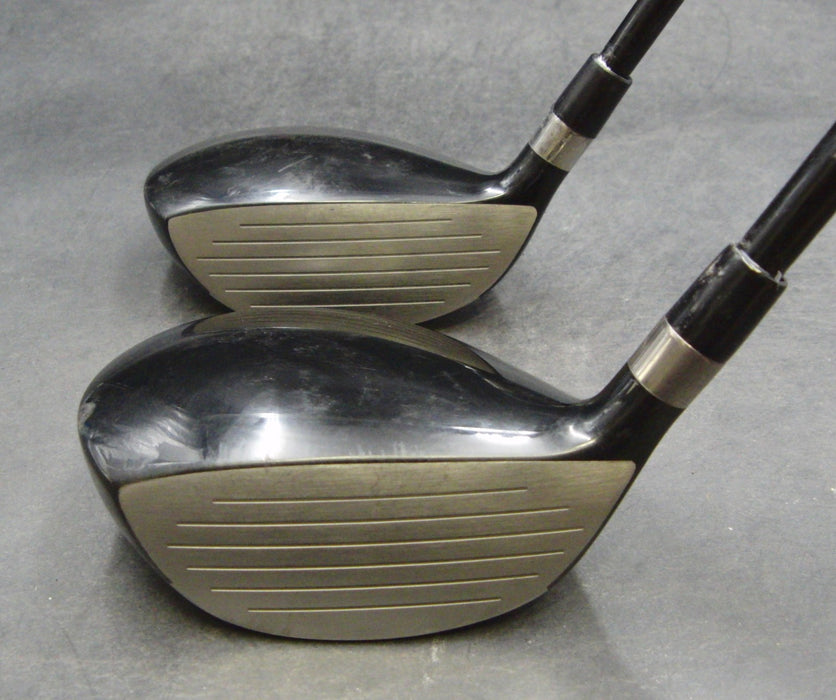 Set of 2 Bridgeston Tourstage X-FW 3+5 Woods Stiff Graphite Shafts Benross Grips