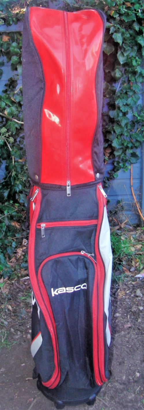 6 Division Kasco Golf Cart Carry Trolley Golf Clubs Bag*