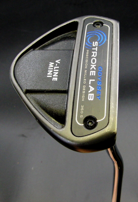 Odyssey Stroke Lab V-Line Mini Putter 87cm Playing Length Steel Shaft
