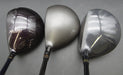 Set of 3 Golf Drivers Zion Pro, Scud & Sicilia EX Regular Graphite Shaft