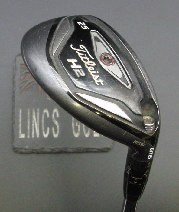 Titleist H2 816 25° Hybrid Stiff Steel Shaft Golf Pride Grip