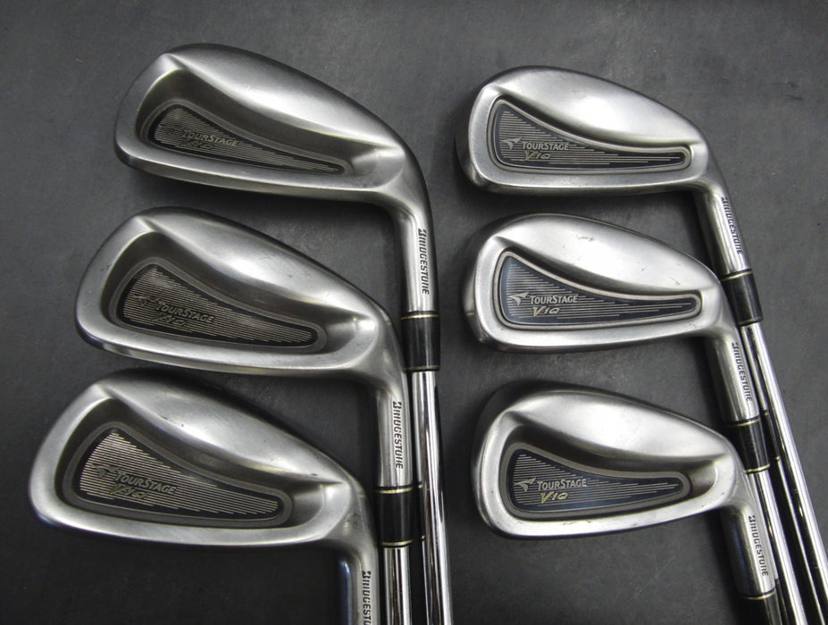 Set of 6 x Bridgestone TourStage ViQ Irons 4-9 Regular Steel Shafts G/P Grips