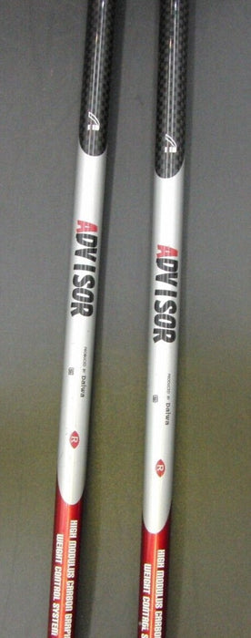 Set Of 2 Japanese Daiwa Advisor Gap & Sand Wedge Regular Graphite Shafts