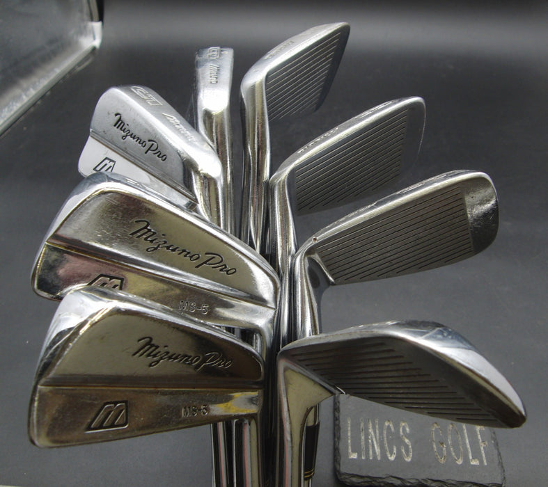 Set of 8x Mizuno Pro MS-5 3-PW Irons Regular Steel Shafts Grip Rite Grips