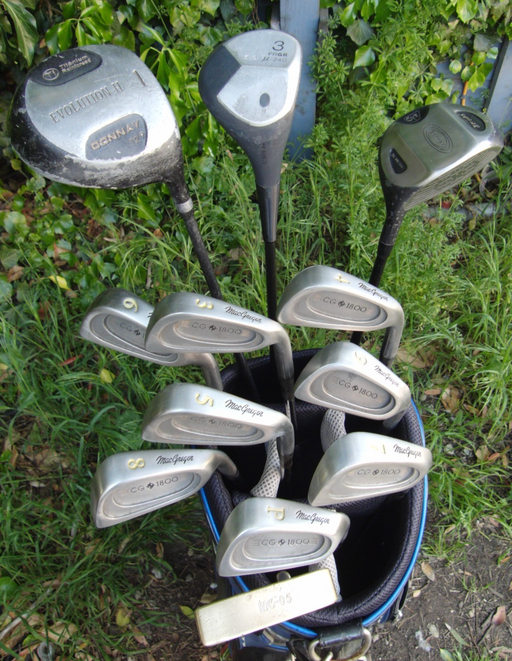 Set of MacGregor CG1800 3-PW+ Donnay 12 Driver+ PRGR 3 Wood+ 7 Wood Putter*