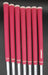 Set of 7x Nike VR II Pro Cavity Irons 4-PW Stiff Steel Shafts Lamkin Grips