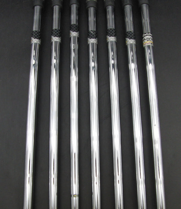 Set of 7x TaylorMade Burner Plus 5-PW + AW Irons Stiff Steel Shafts