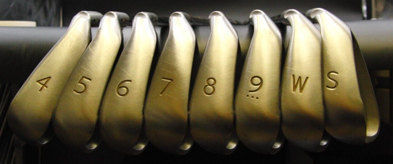 Set of 8x Ping 50th Anniversary G10 Black Dot Irons 4-SW Regular Graphite Shafts