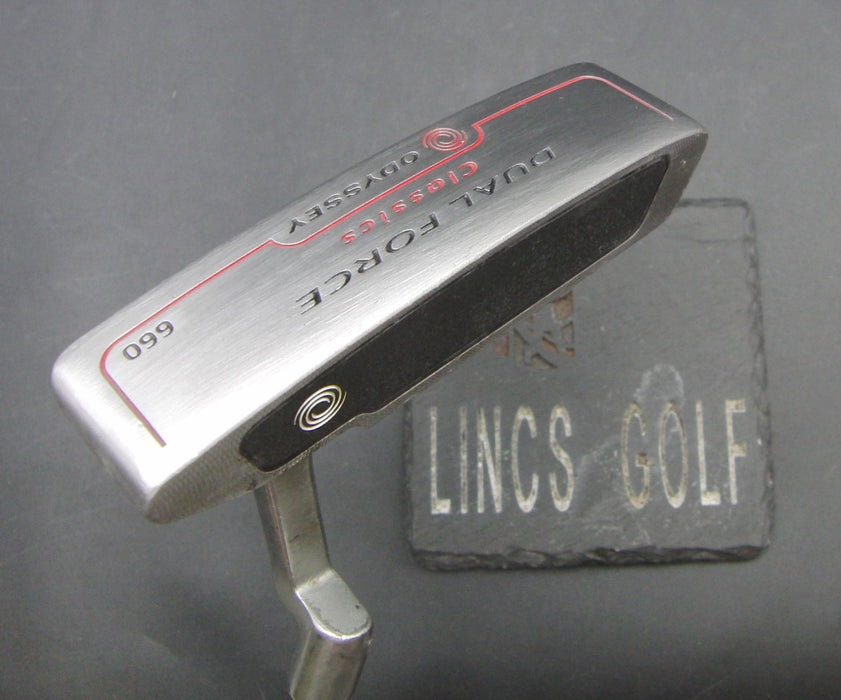 Odyssey Dual Force Classics 660 Putter Steel Shaft 88cm Length White Grip
