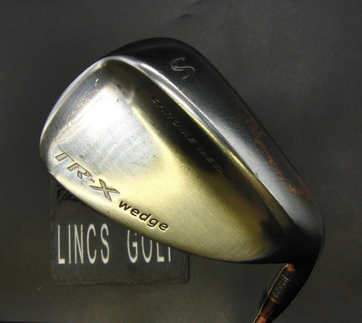 Japanese PRGR TR-X Chrome Metal Sand Wedge Regular Steel Shaft Golf Pride Grip