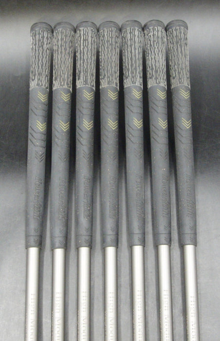 Set of 7 x PowerBilt Dyad HG Irons 4-10 Stiff Graphite Shafts PowerBilt Grips