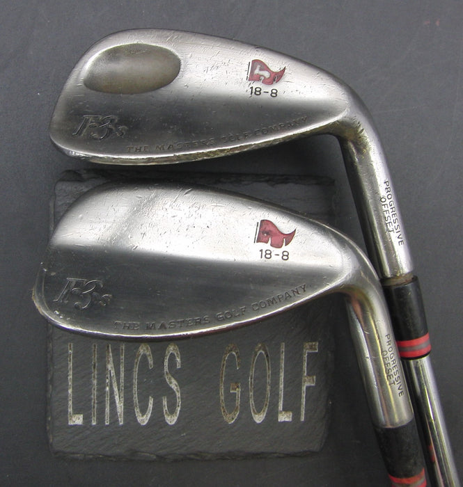 Set of 2 Masters Golf F3-S Pitching Wedge + Sand Wedge Regular Steel Shafts