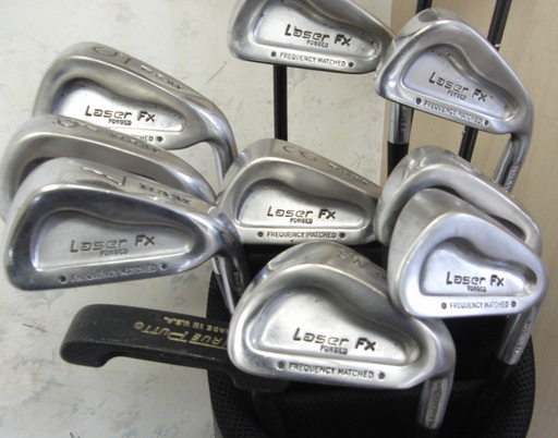 Set of Ram Lazer FX 3-SW Irons + Kamuipro Driver+ 3 + 5 Wood + Putter