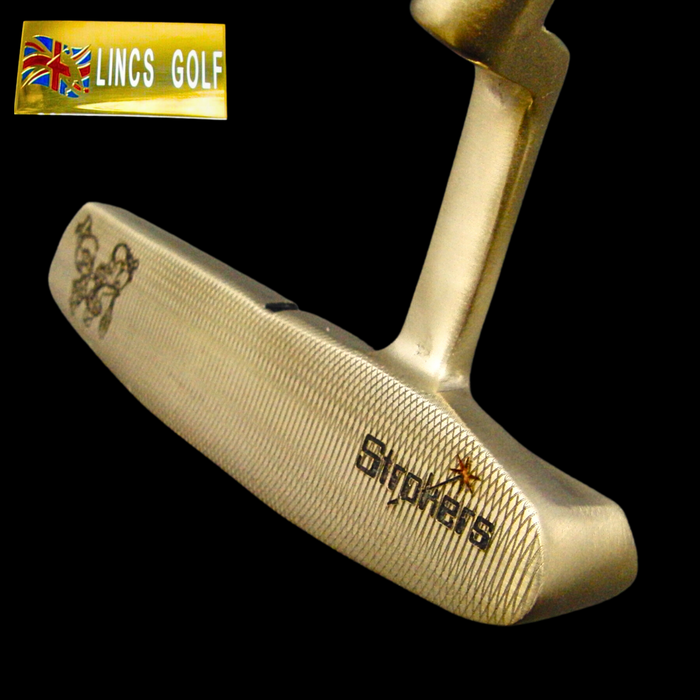Custom Milled Flintstones Themed Pal Ping Putter 86.5cm Steel Genuine Leather HC