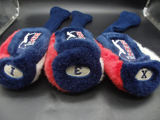 Set of 3 PGA Tour Woods Head Covers Only