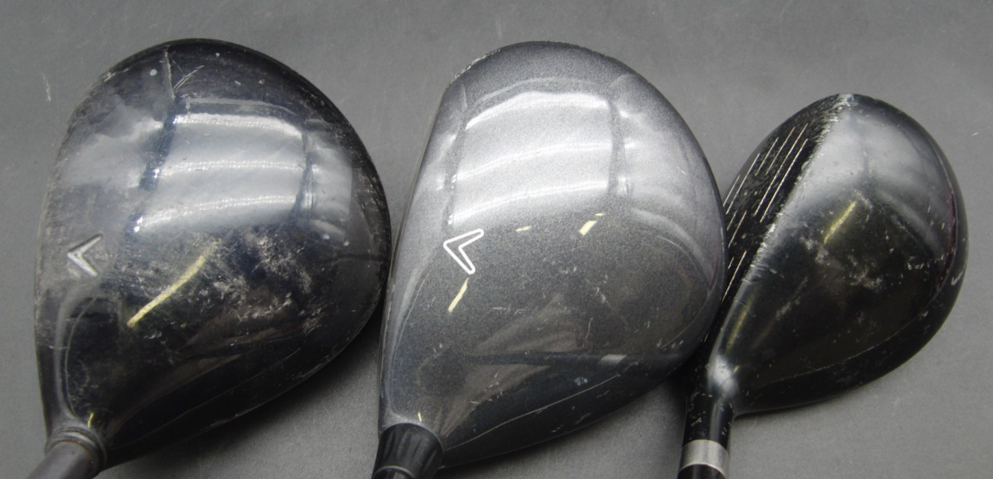 Set Of Alpha Golf Master 4-PW Irons + 3 + 5 Wood + 9 Driver + Alpha Putter