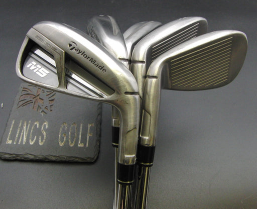Set of 5x TaylorMade M5 Irons 5-9 Stiff Steel Shafts TaylorMade Grips*