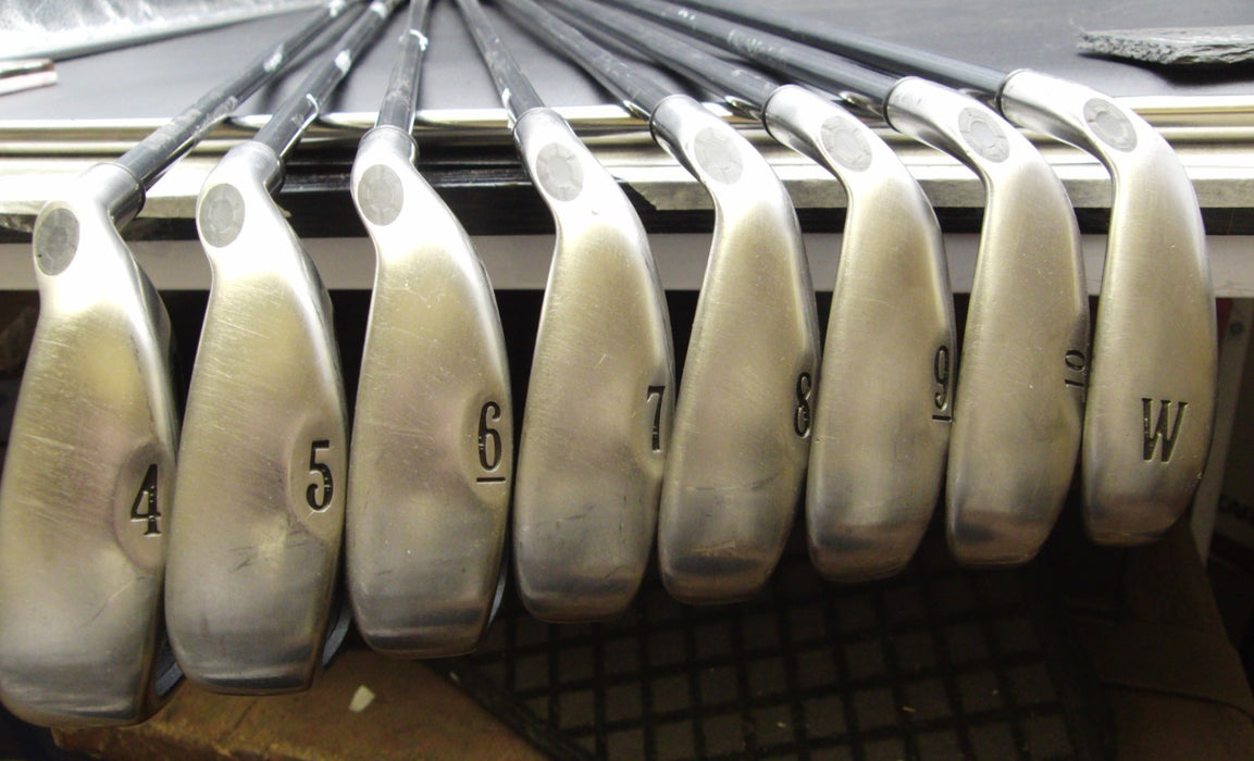 Set of 8x Callaway Big Bertha 2002 Irons 4-10+PW Regular Graphite Shafts*