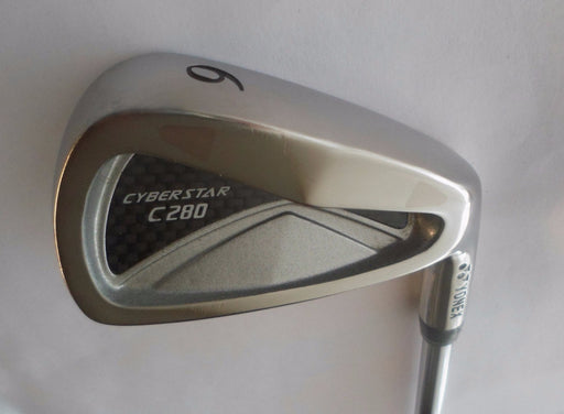YONEX CYBERSTAR C280 6 IRON  Yonex Cyberstar Uniflex Steel Shaft, Yonex Grip