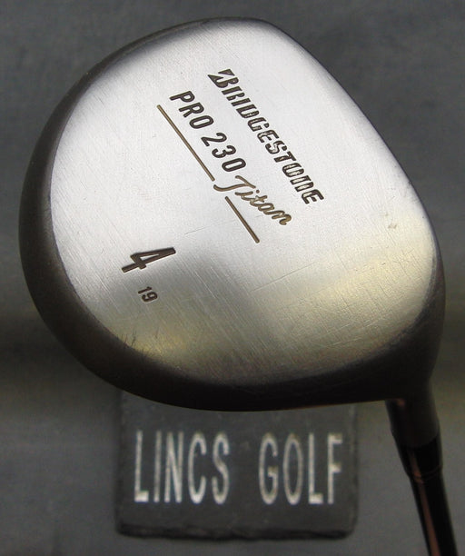 Bridgestone Pro 230 Titan 19° 4 Wood Stiff Graphite Shaft Royal Grip + Headcover