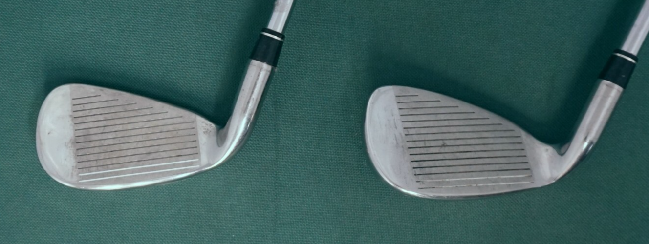 Set of 2 x TaylorMade RAC 6 & 8 Irons Uniflex Steel Shafts TaylorMade Grips