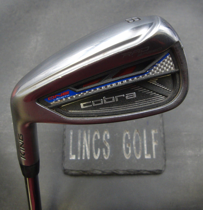 Left-Handed Cobra Radspeed One Length 8 Iron Regular Steel Shaft +Grip