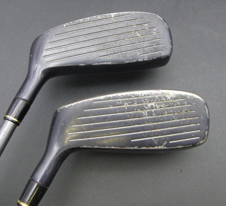 Set of 2 Ryobi Vigmedia Maraging 5 + 6 Hybrids Regular Graphite Shaft Black Grip