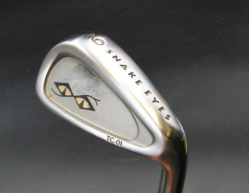 Snake Eyes TC-01 9 Iron Stiff Steel Shaft Golf Pride Grip