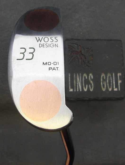 WOSS Design MO01 Pat. 33 Putter 90cm Playing Length Steel Shaft Iomic Grip