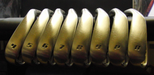 Set of 8 x TaylorMade Burner Japanese Issue Irons 4-PW+GW Stiff Steel Shafts