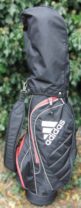 5 Division Adidas Black Carry Trolley Cart Golf Clubs Bag*
