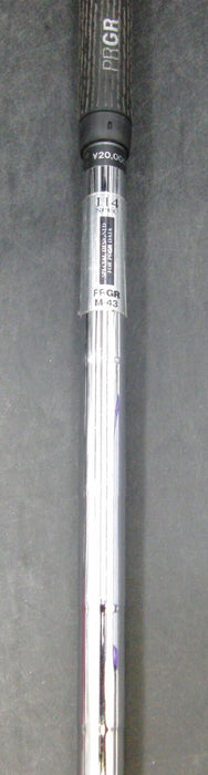 PRGR TR Speed Irons Forged A Gap Wedge Stiff Steel Shaft PRGR Grip