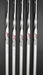 Set of 5x Callaway X Hot Irons 7-PW+AW Regular Graphite Shafts Callaway Grips