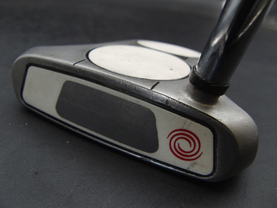 Odyssey White Steel 2-Ball Putter 83cm Length Steel Shaft PSYKO Grip