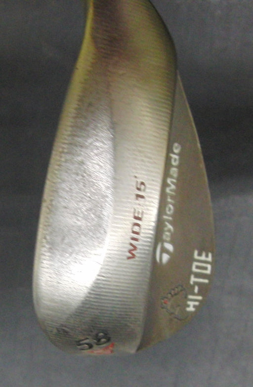 TaylorMade HI-TOE Big Foot Wide 15 58° Sand Wedge Stiff Steel Shaft*