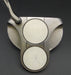 Odyssey White Steel 2-Ball Putter Steel Shaft 84cm Length Psyko Grip*