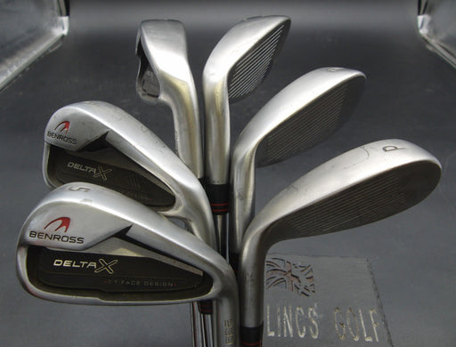 Set of 6x Benross Delta X 239 Irons 5-PW Regular Steel Shafts Benross Grips