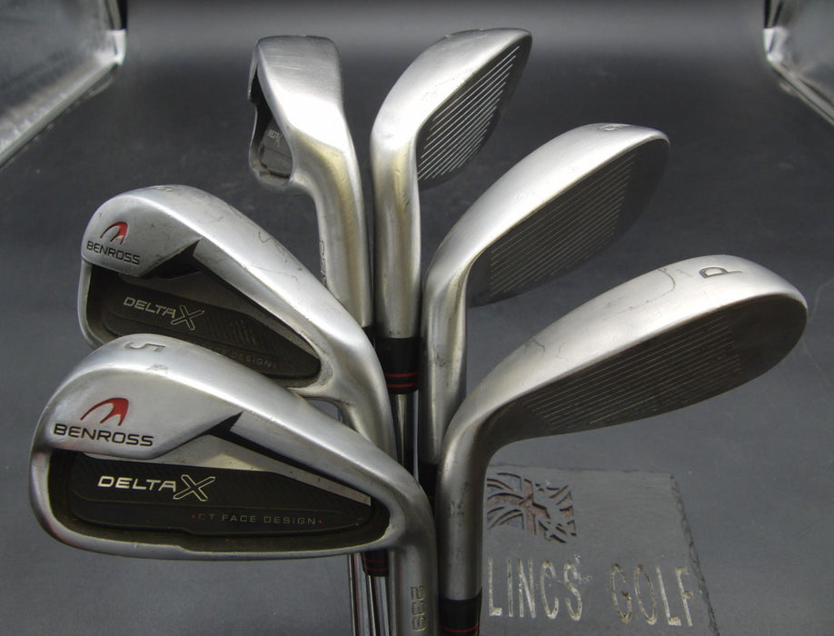 Set of 6x Benross Delta X 239 Irons 5-PW Regular Steel Shafts Benross Grips