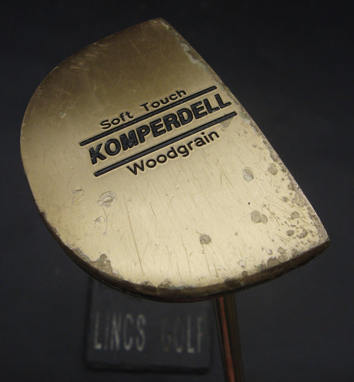 Komperdell Woodgrain Soft Touch Putter 86cm Length Steel Shaft with Grip