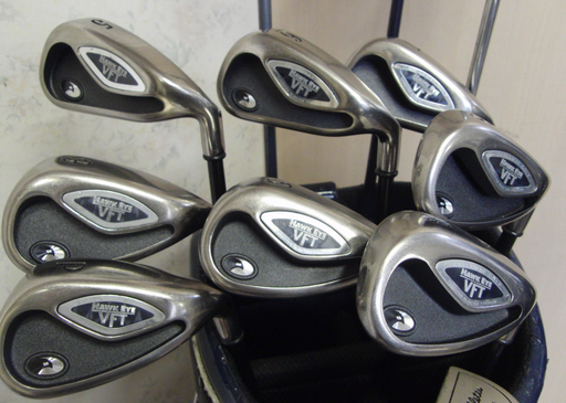 Set Of Callaway Hawk Eye VFT 5-SW+AW Irons + Driver+ 5 Wood + 7 Wood + Putter