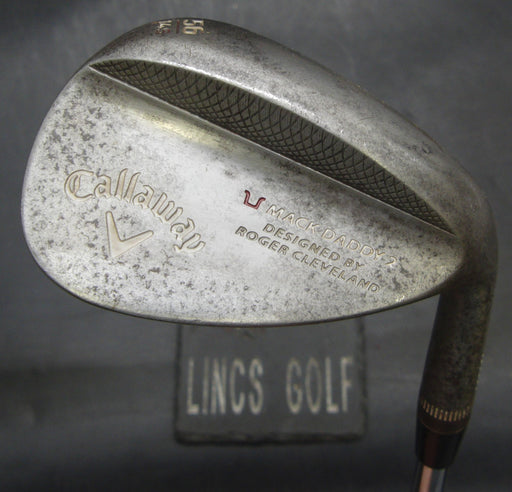 Callaway Mack Daddy 2 56° Sand Wedge Stiff Steel Shaft Golf Pride Grip