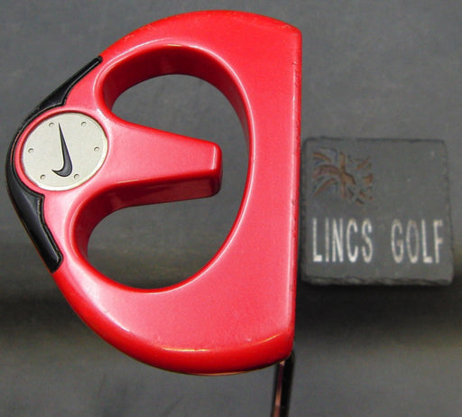 Red Nike OZ T100 Putter Steel Shaft 84cm Length Psyko Grip