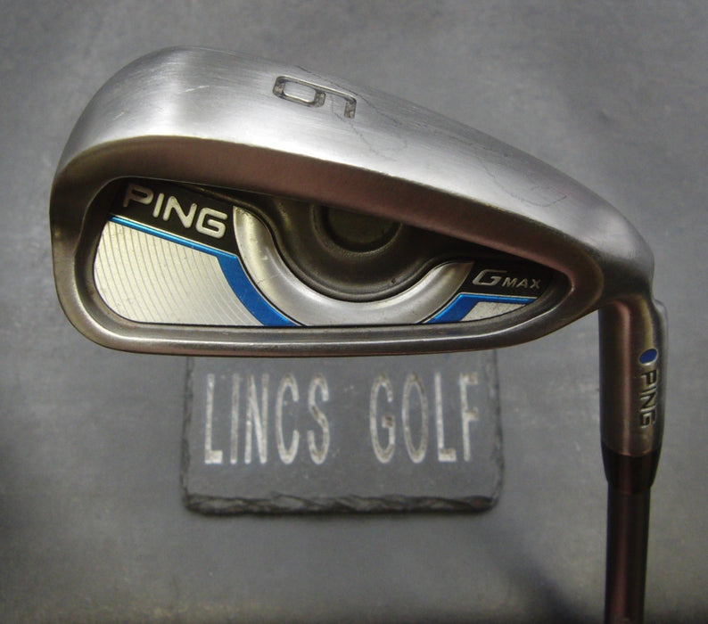 Ping G Max Blue Dot 6 Iron Senior Graphite Shaft GolfPride Grip (Missing Weight)